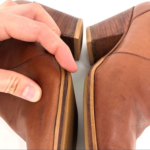 RACHEL COMEY Hitch Buckle Bootie Leather Brown 9 - Picture 7 of 13